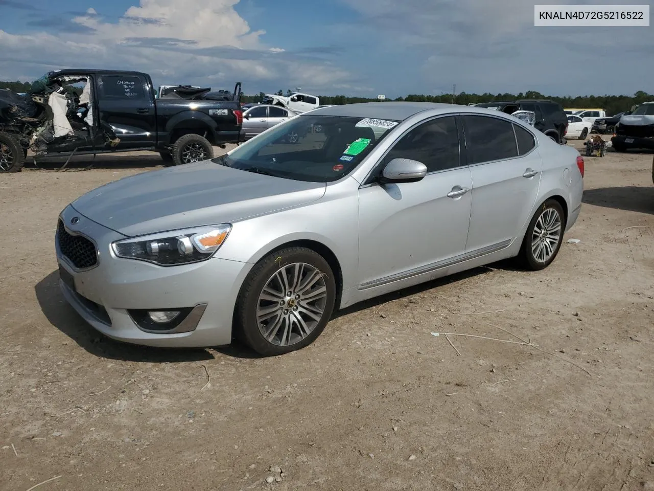 2016 Kia Cadenza Luxury VIN: KNALN4D72G5216522 Lot: 78855824