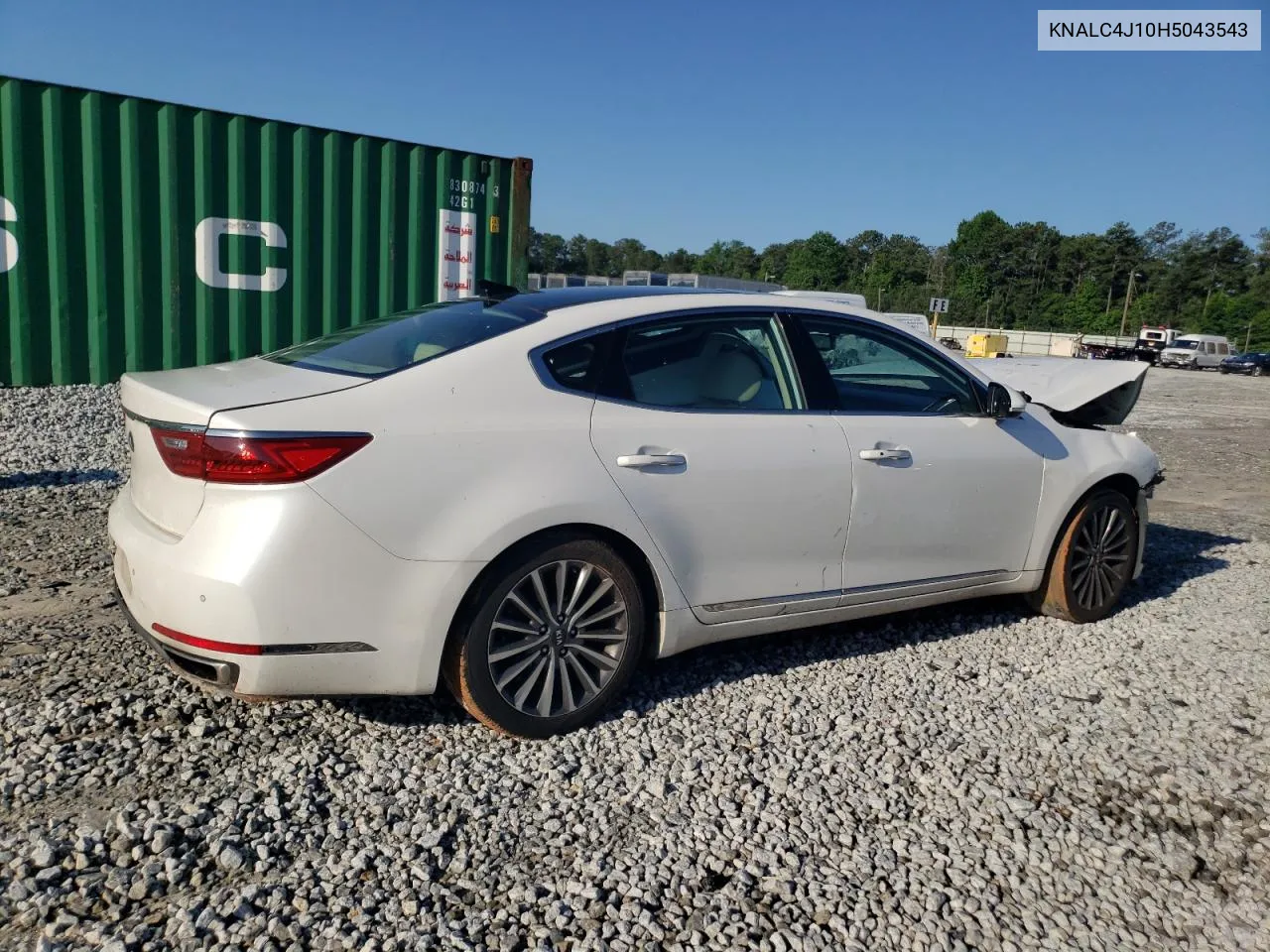 2017 Kia Cadenza Premium VIN: KNALC4J10H5043543 Lot: 56414784