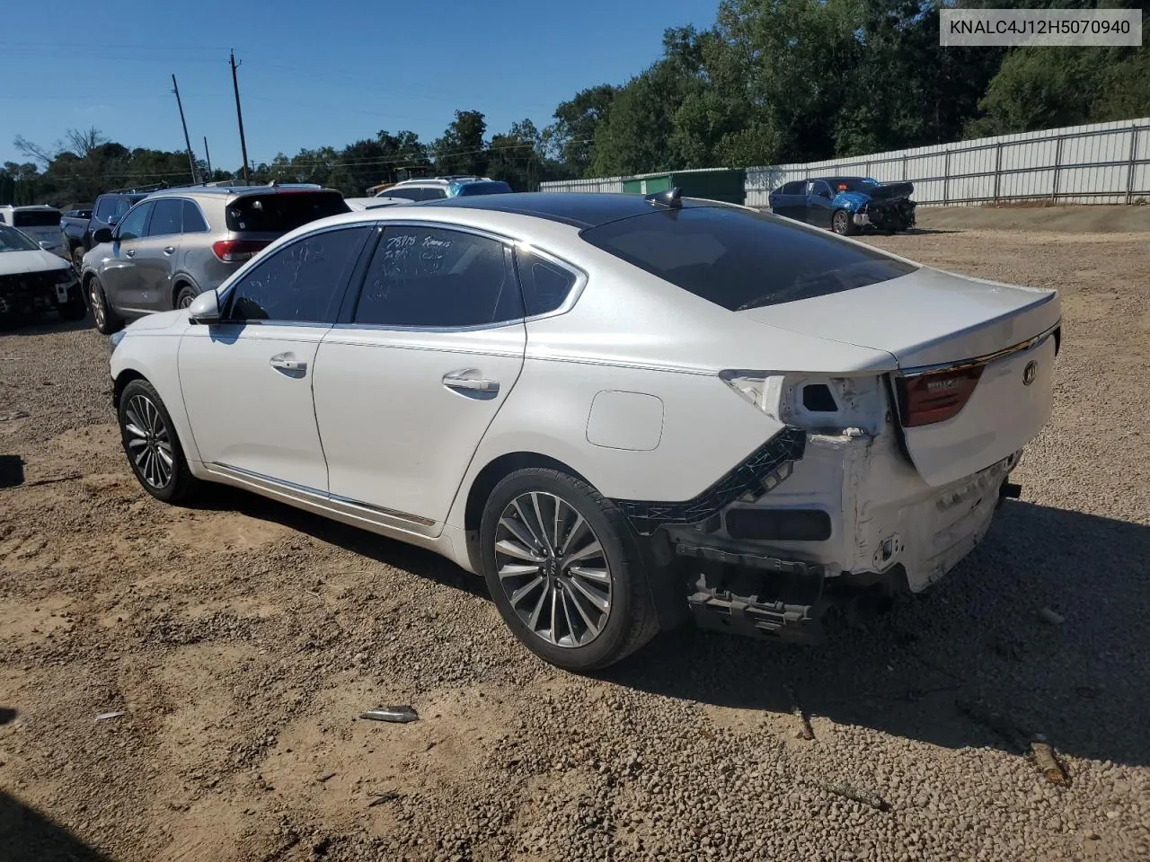 KNALC4J12H5070940 2017 Kia Cadenza Premium