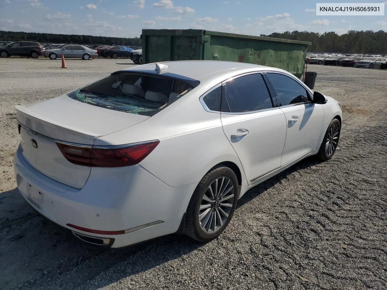 2017 Kia Cadenza Premium VIN: KNALC4J19H5065931 Lot: 75105004