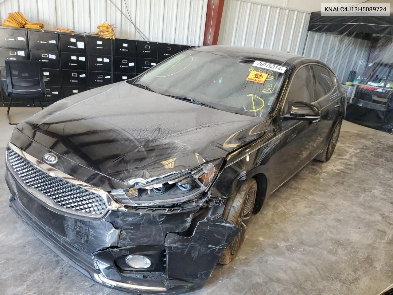 2017 Kia Cadenza Premium VIN: KNALC4J13H5089724 Lot: 76076314