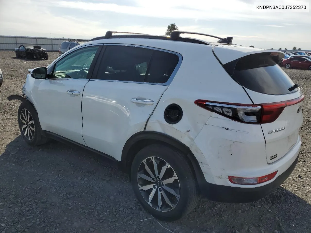 2018 Kia Sportage Ex VIN: KNDPN3AC0J7352370 Lot: 71765594