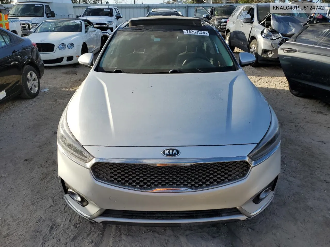 2018 Kia Cadenza Luxury VIN: KNALC4J19J5124742 Lot: 75203524