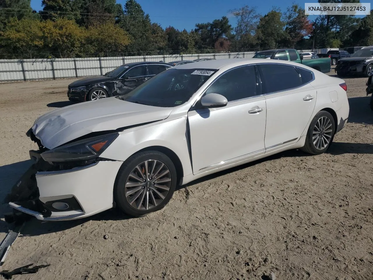 2018 Kia Cadenza Premium VIN: KNALB4J12J5127453 Lot: 77793854