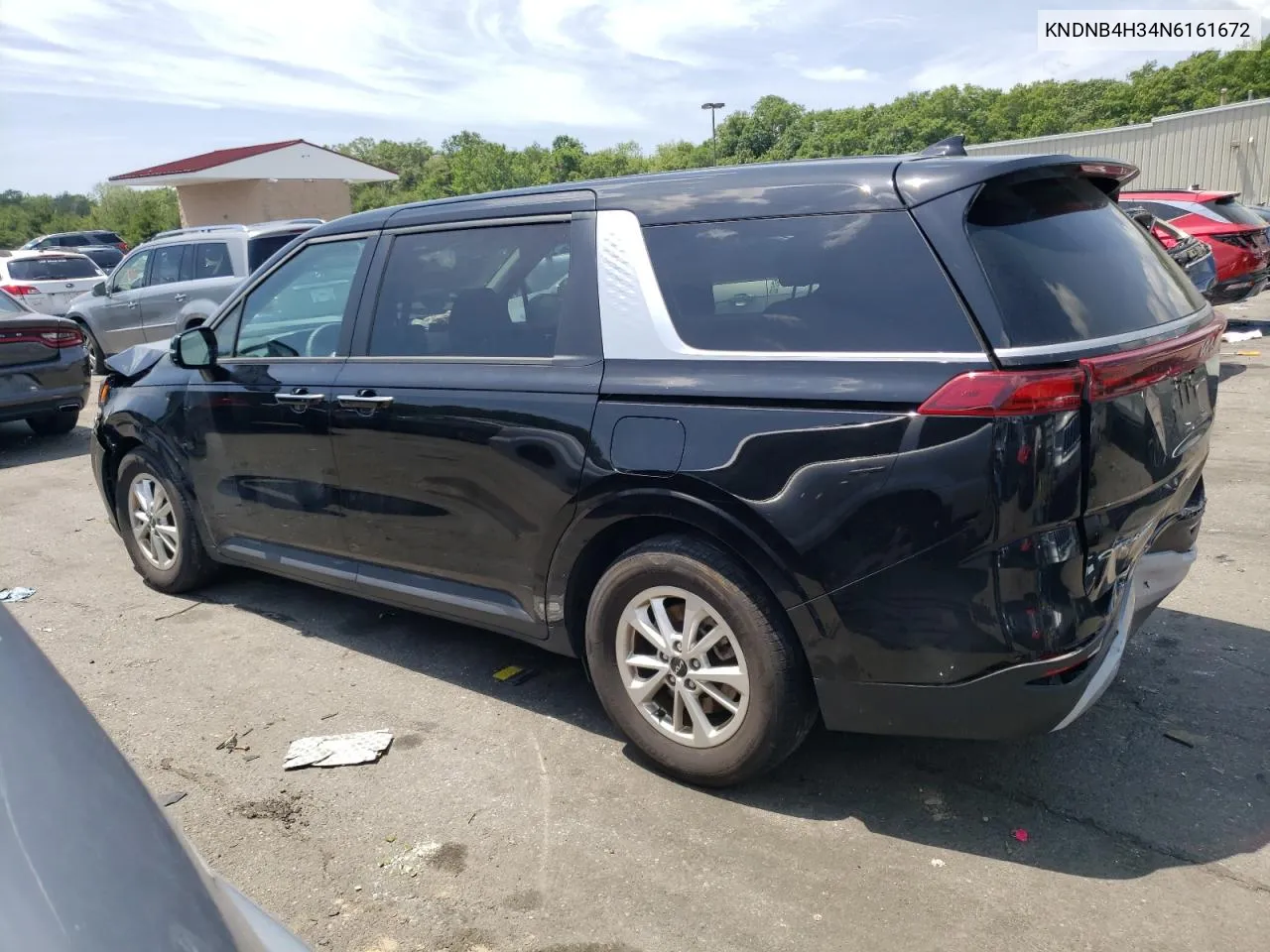 2022 Kia Carnival Lx VIN: KNDNB4H34N6161672 Lot: 57750174