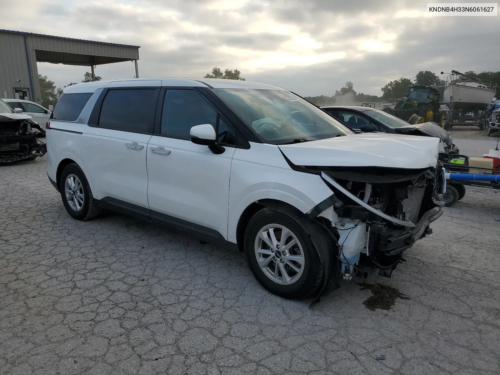 2022 Kia Carnival Lx VIN: KNDNB4H33N6061627 Lot: 65822994