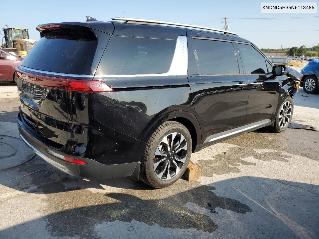 2022 Kia Carnival Ex VIN: KNDNC5H35N6113486 Lot: 70453554