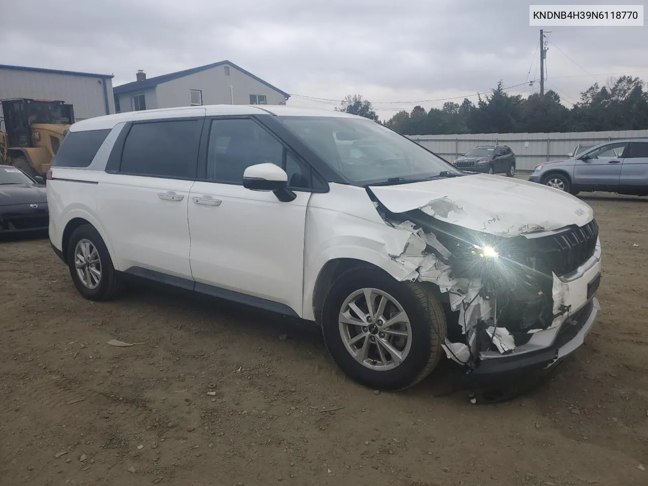 2022 Kia Carnival Lx VIN: KNDNB4H39N6118770 Lot: 74499544