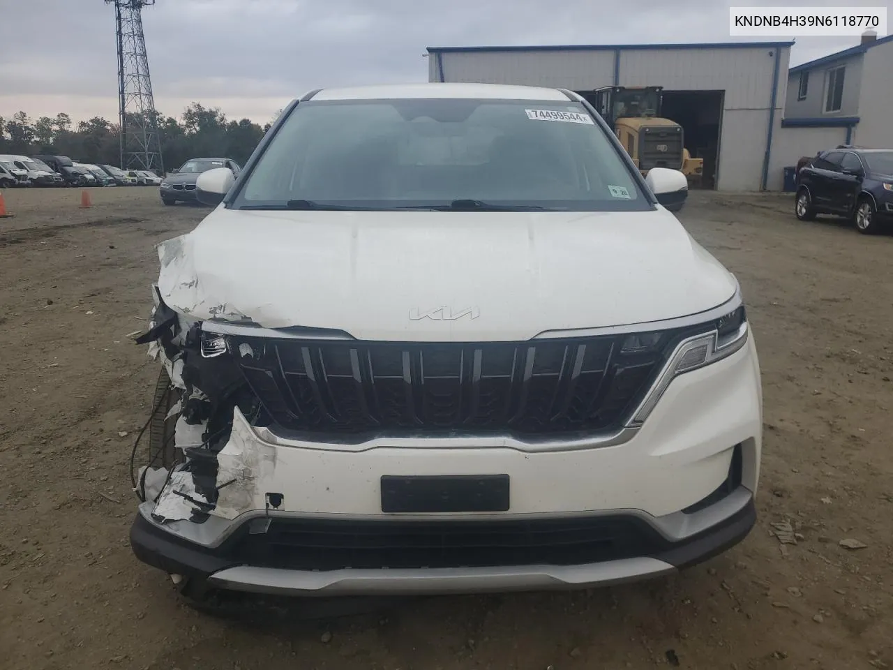 2022 Kia Carnival Lx VIN: KNDNB4H39N6118770 Lot: 74499544