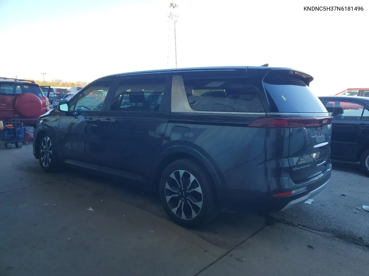 2022 Kia Carnival Ex VIN: KNDNC5H37N6181496 Lot: 78897164