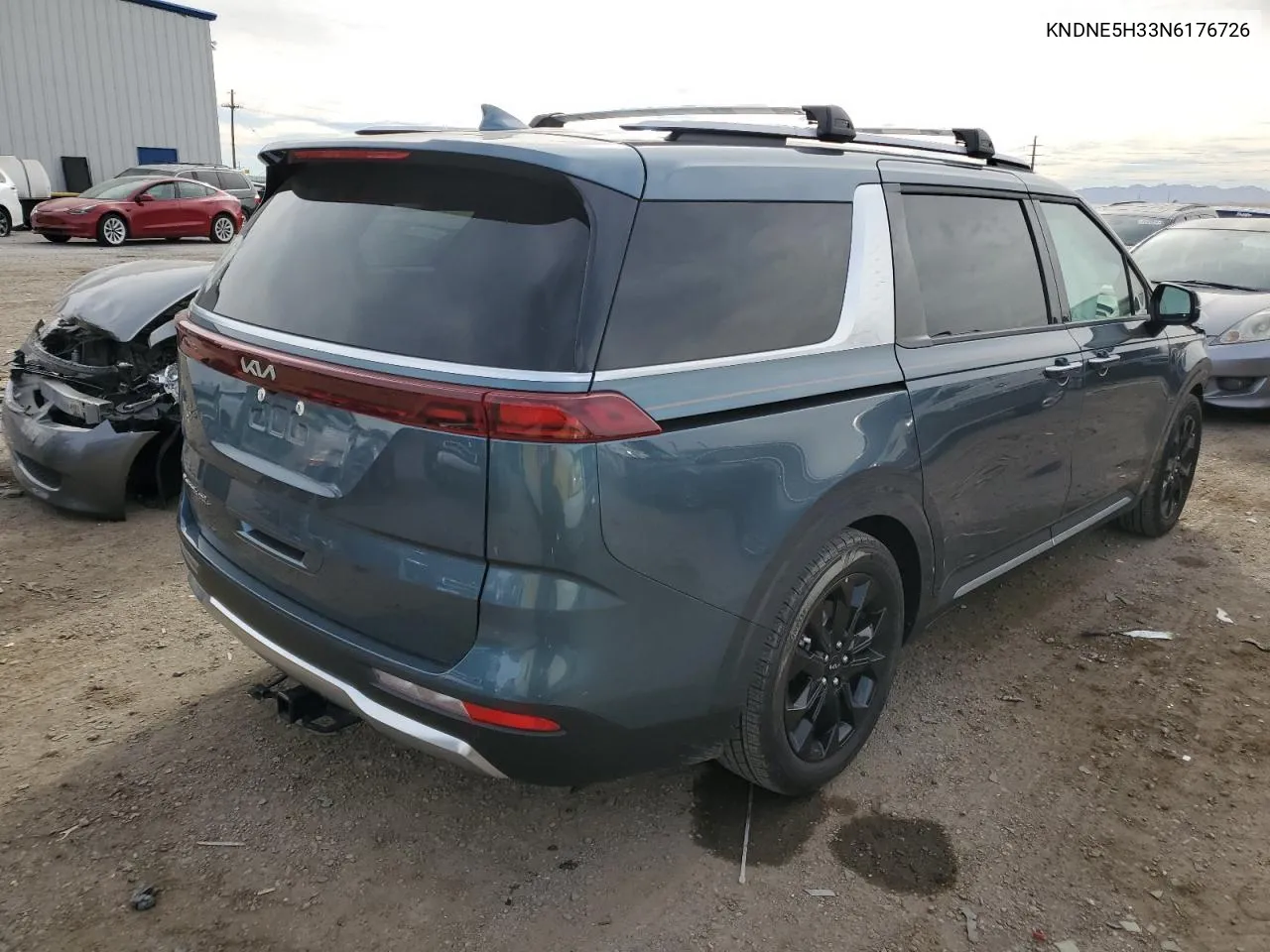 2022 Kia Carnival Sx Prestige VIN: KNDNE5H33N6176726 Lot: 80013124