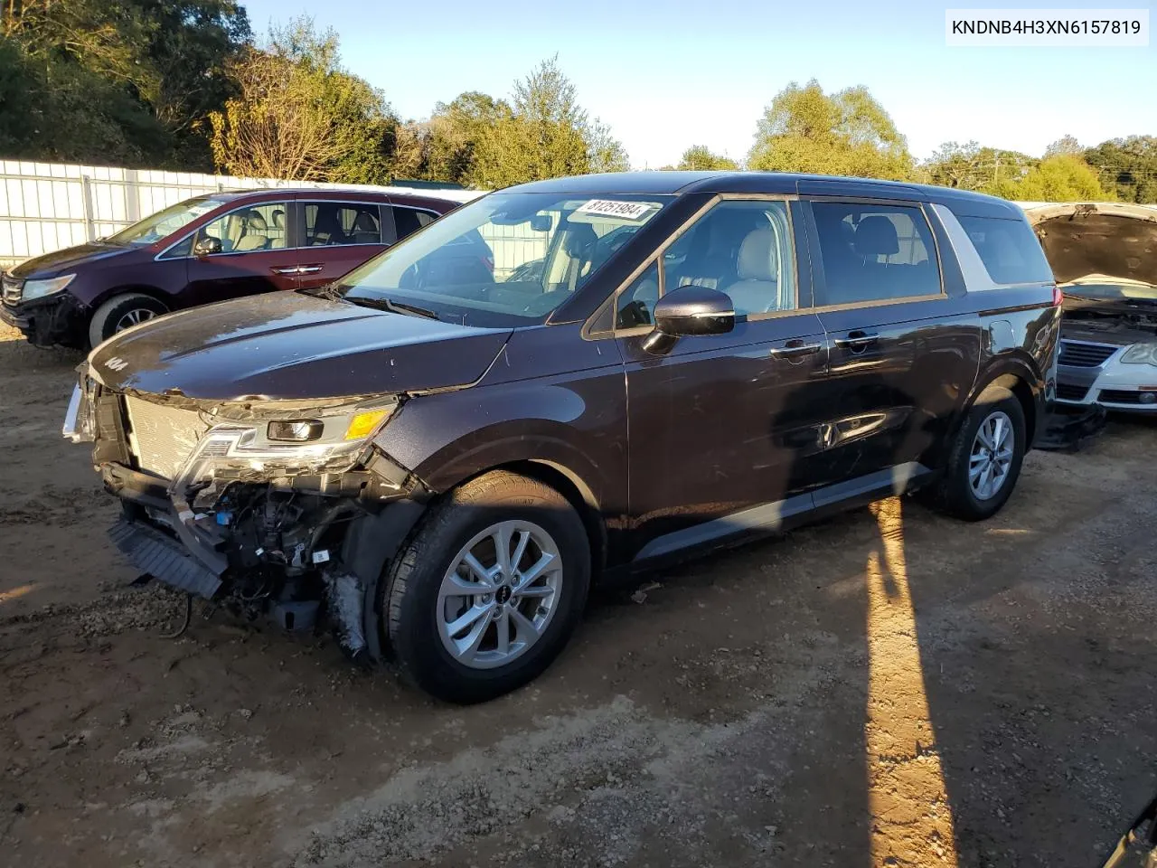 2022 Kia Carnival Lx VIN: KNDNB4H3XN6157819 Lot: 81251984