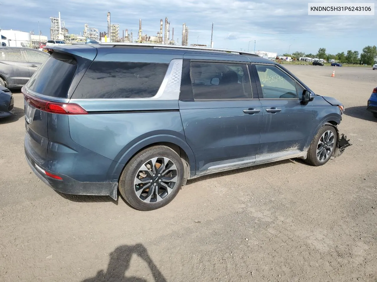 2023 Kia Carnival Ex VIN: KNDNC5H31P6243106 Lot: 70280094