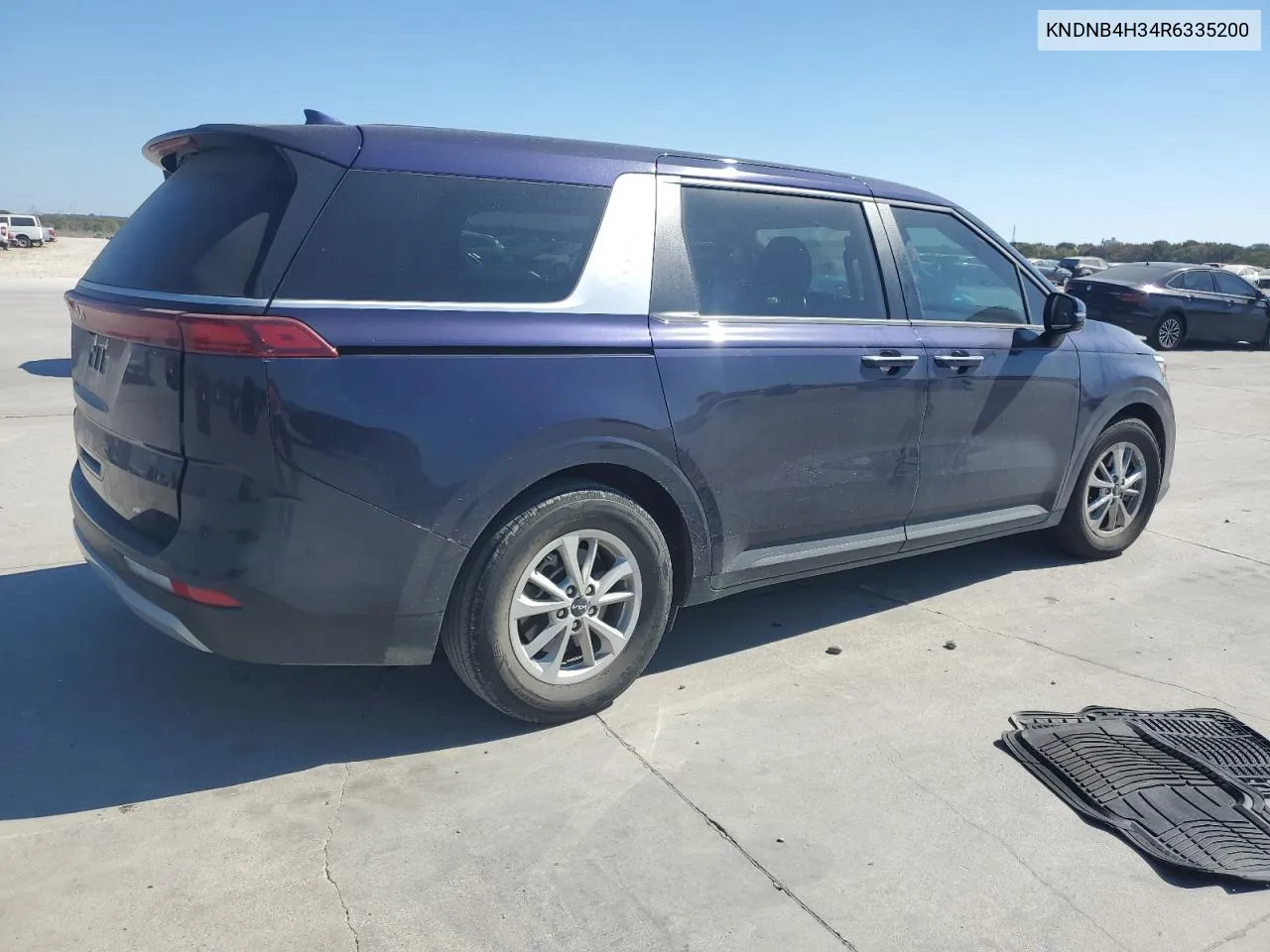 2024 Kia Carnival Lx VIN: KNDNB4H34R6335200 Lot: 77144384