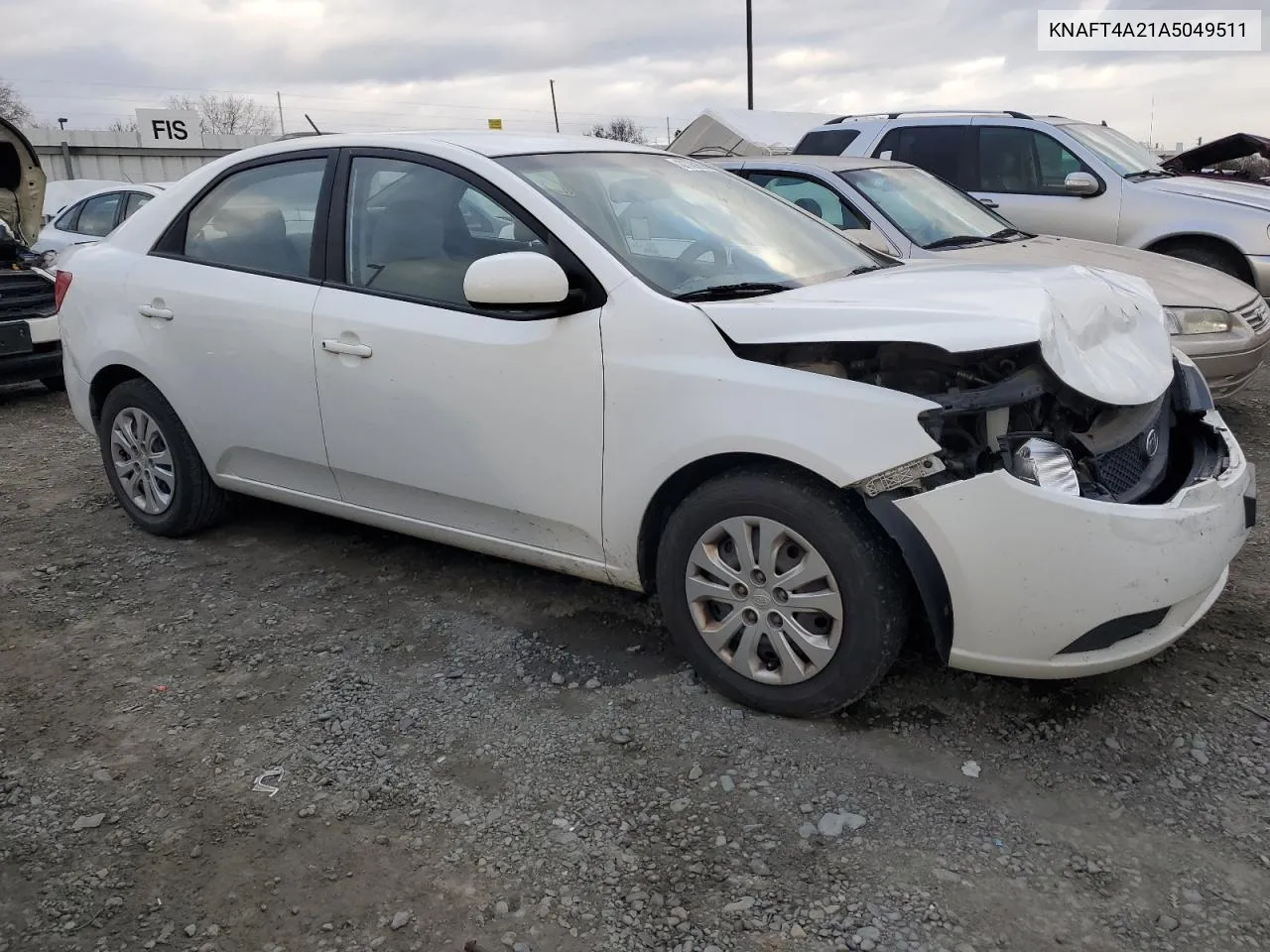 2010 Kia Forte Lx VIN: KNAFT4A21A5049511 Lot: 37789894