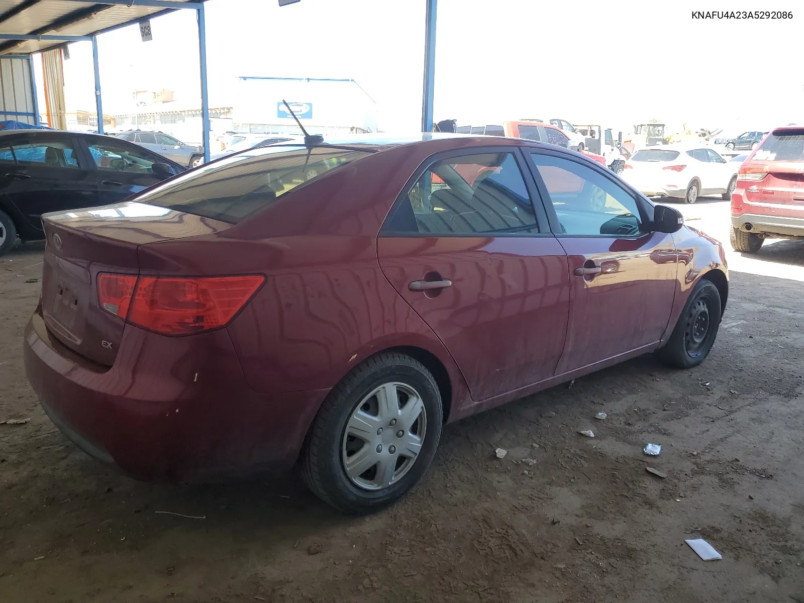 2010 Kia Forte Ex VIN: KNAFU4A23A5292086 Lot: 49799724