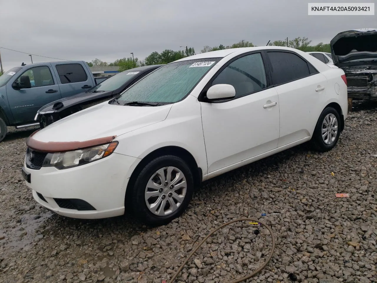 2010 Kia Forte Lx VIN: KNAFT4A20A5093421 Lot: 51487124