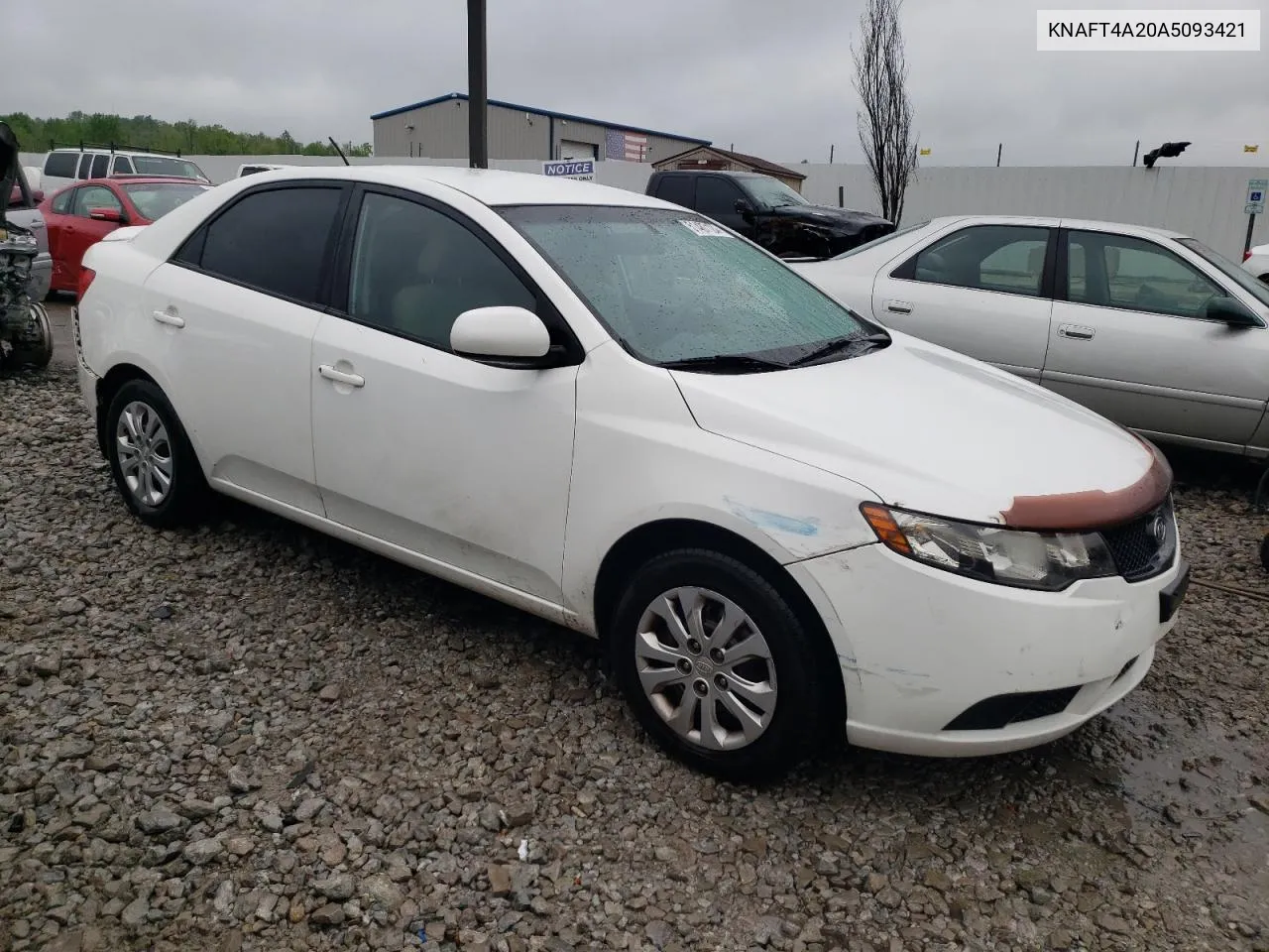 2010 Kia Forte Lx VIN: KNAFT4A20A5093421 Lot: 51487124