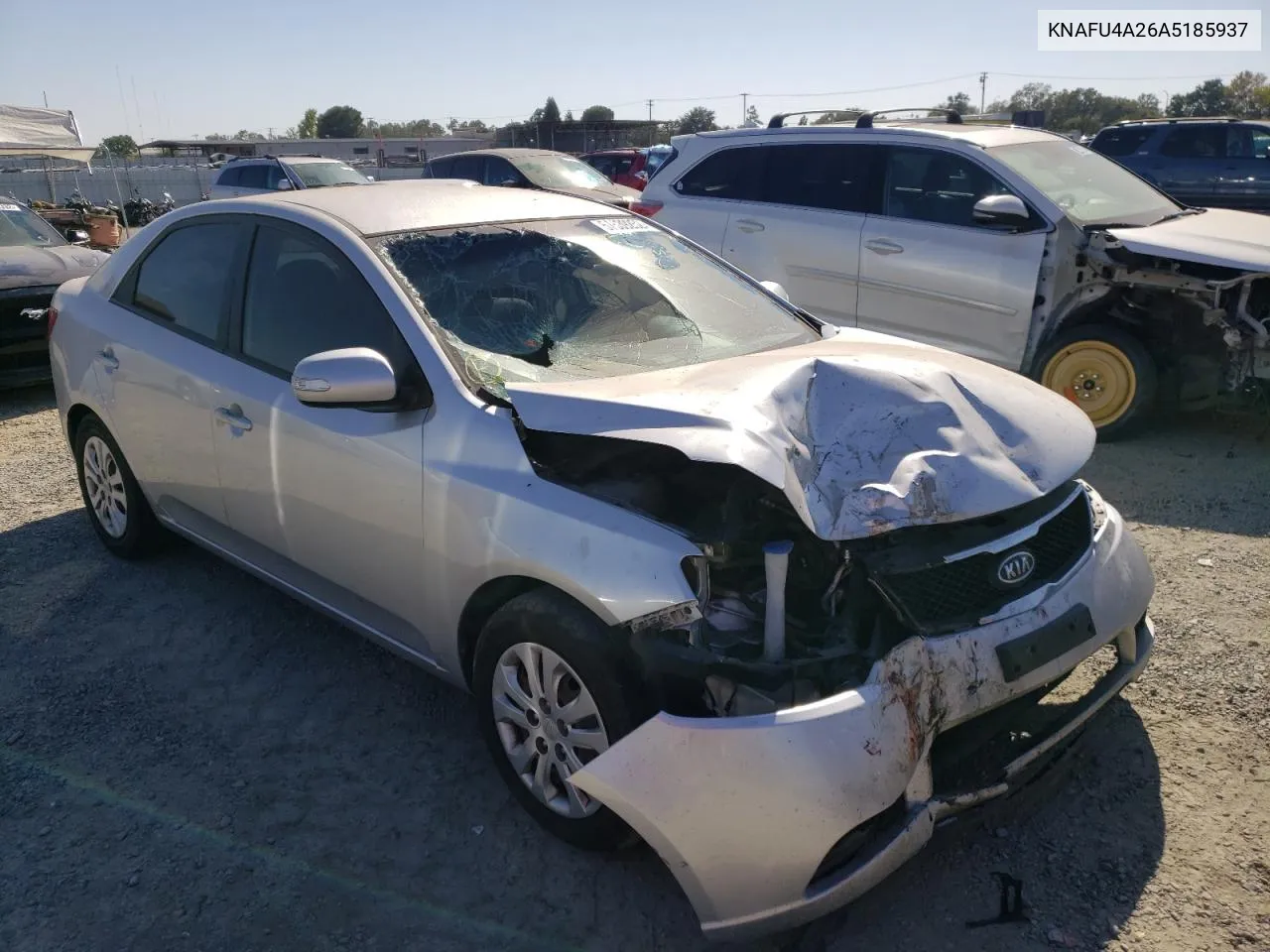 2010 Kia Forte Ex VIN: KNAFU4A26A5185937 Lot: 57539252