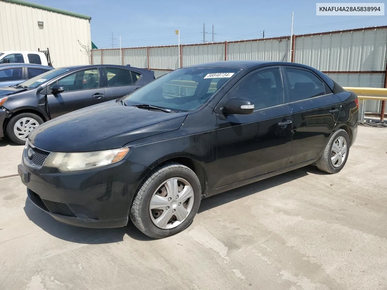 2010 Kia Forte Ex VIN: KNAFU4A28A5838994 Lot: 58840734