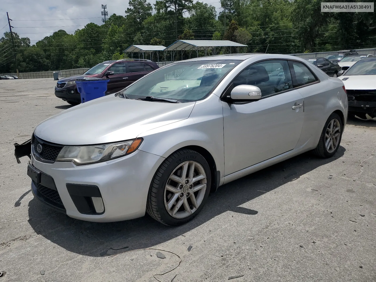 2010 Kia Forte Sx VIN: KNAFW6A31A5138491 Lot: 59976204