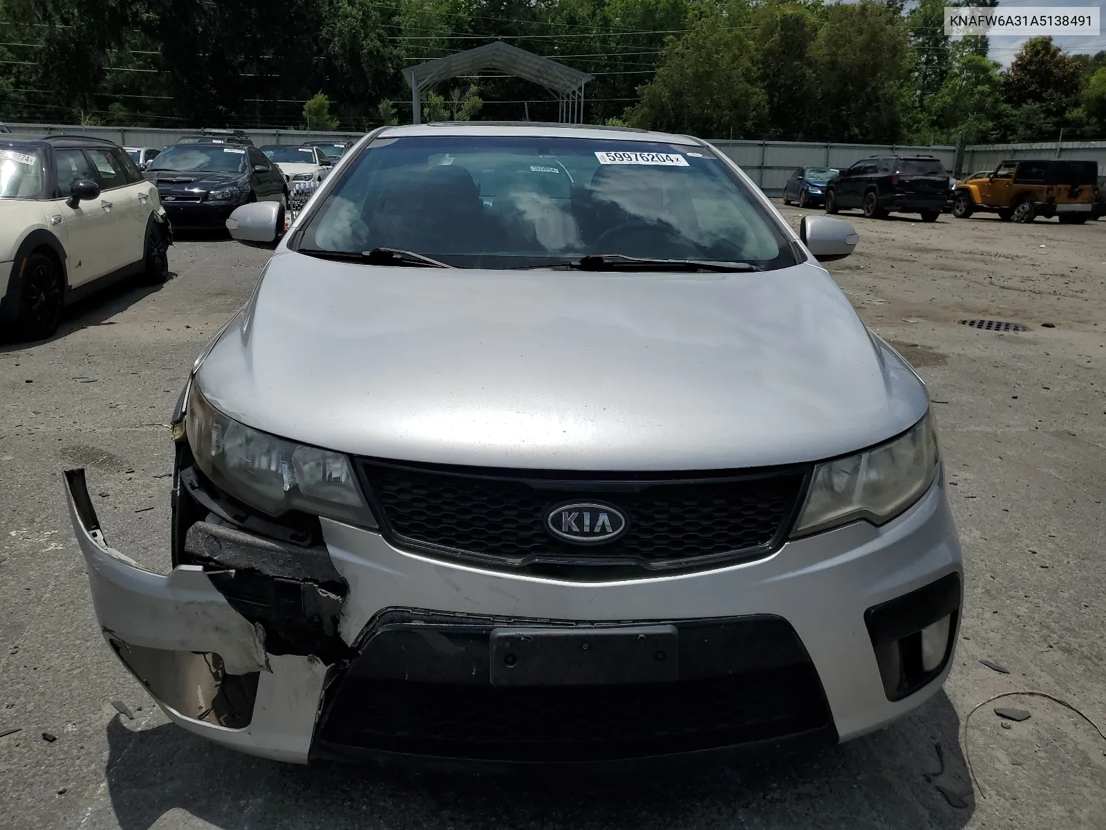 2010 Kia Forte Sx VIN: KNAFW6A31A5138491 Lot: 59976204