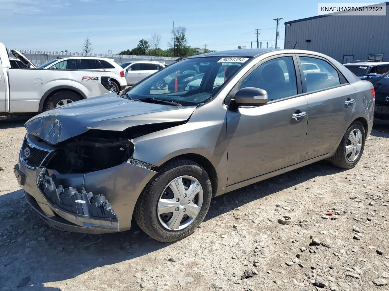 2010 Kia Forte Ex VIN: KNAFU4A28A5112522 Lot: 60251704