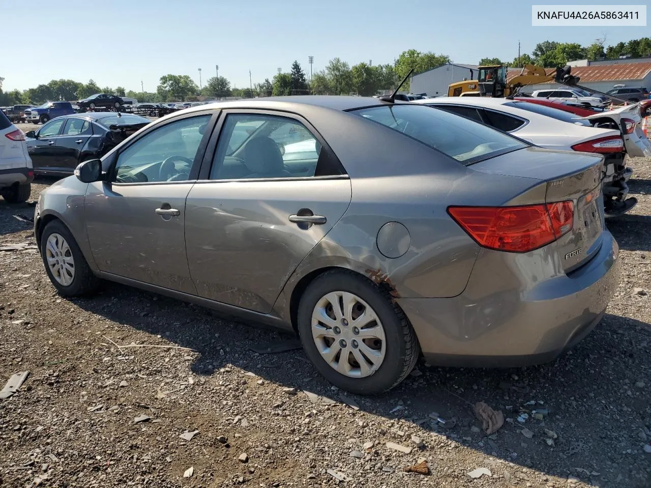 2010 Kia Forte Ex VIN: KNAFU4A26A5863411 Lot: 62728044