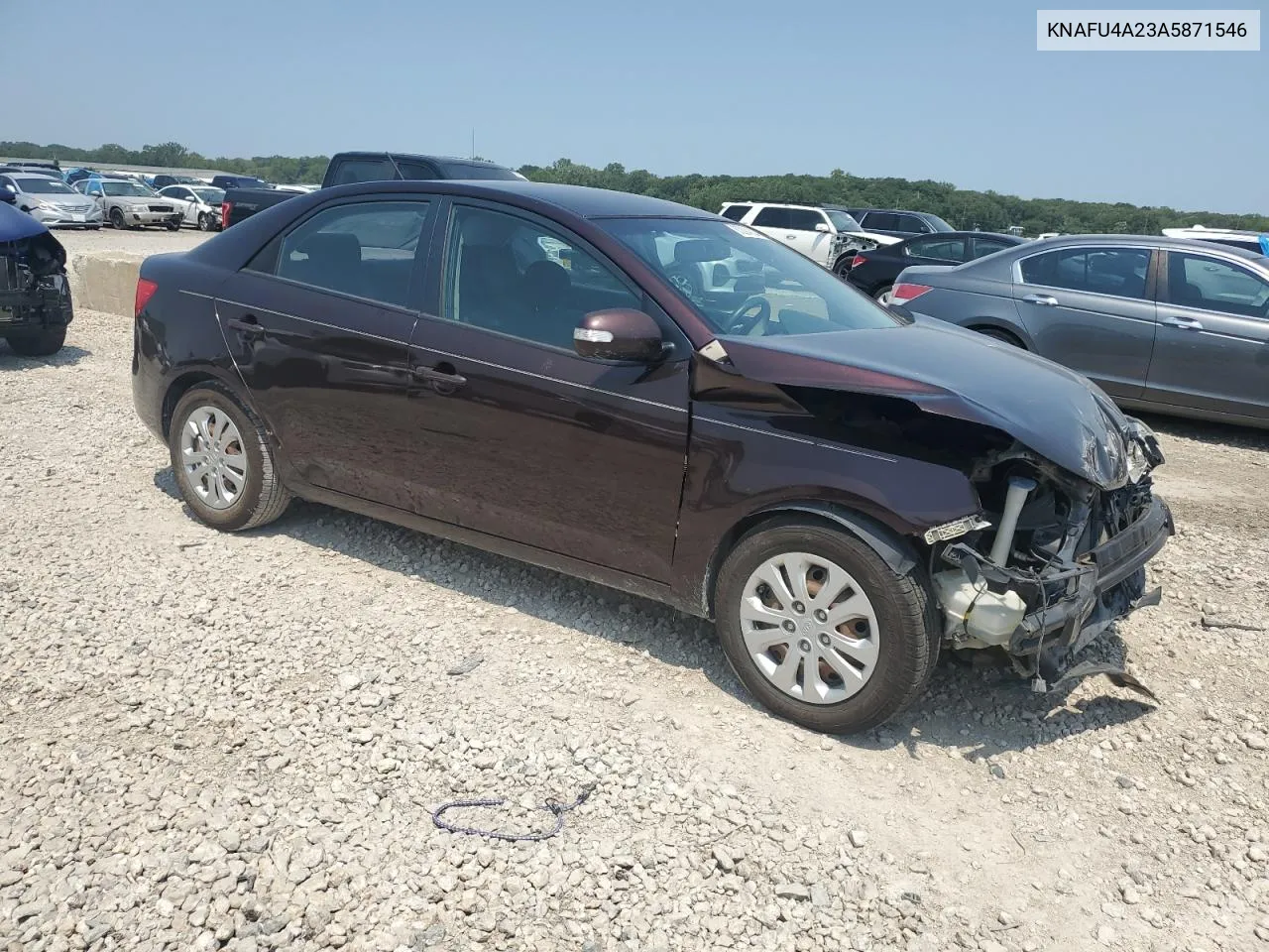 2010 Kia Forte Ex VIN: KNAFU4A23A5871546 Lot: 63294834