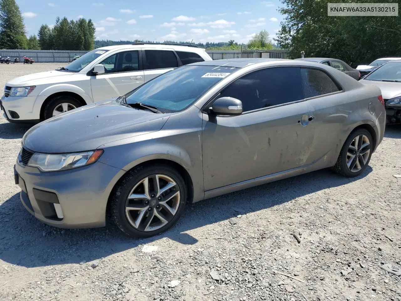 2010 Kia Forte Sx VIN: KNAFW6A33A5130215 Lot: 63444384