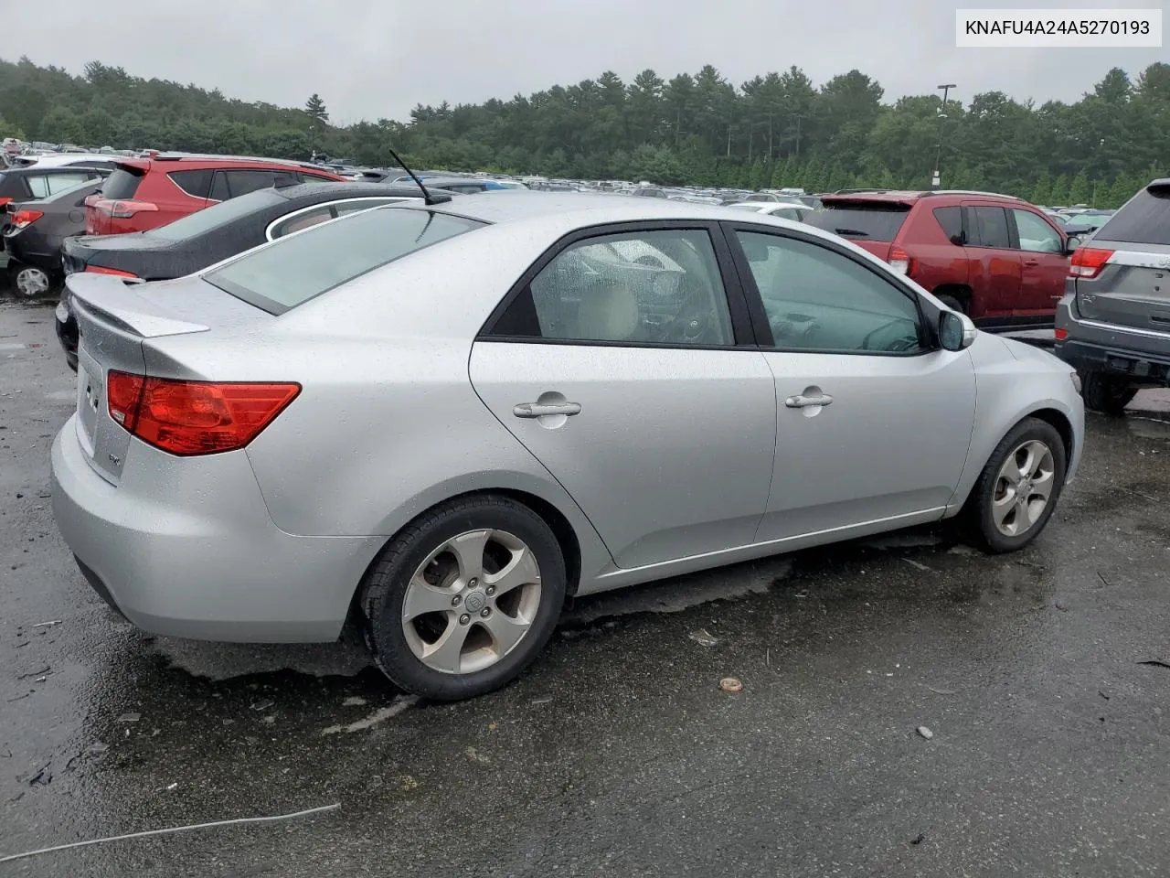 2010 Kia Forte Ex VIN: KNAFU4A24A5270193 Lot: 65711294