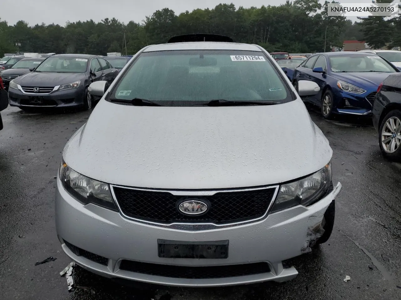 2010 Kia Forte Ex VIN: KNAFU4A24A5270193 Lot: 65711294