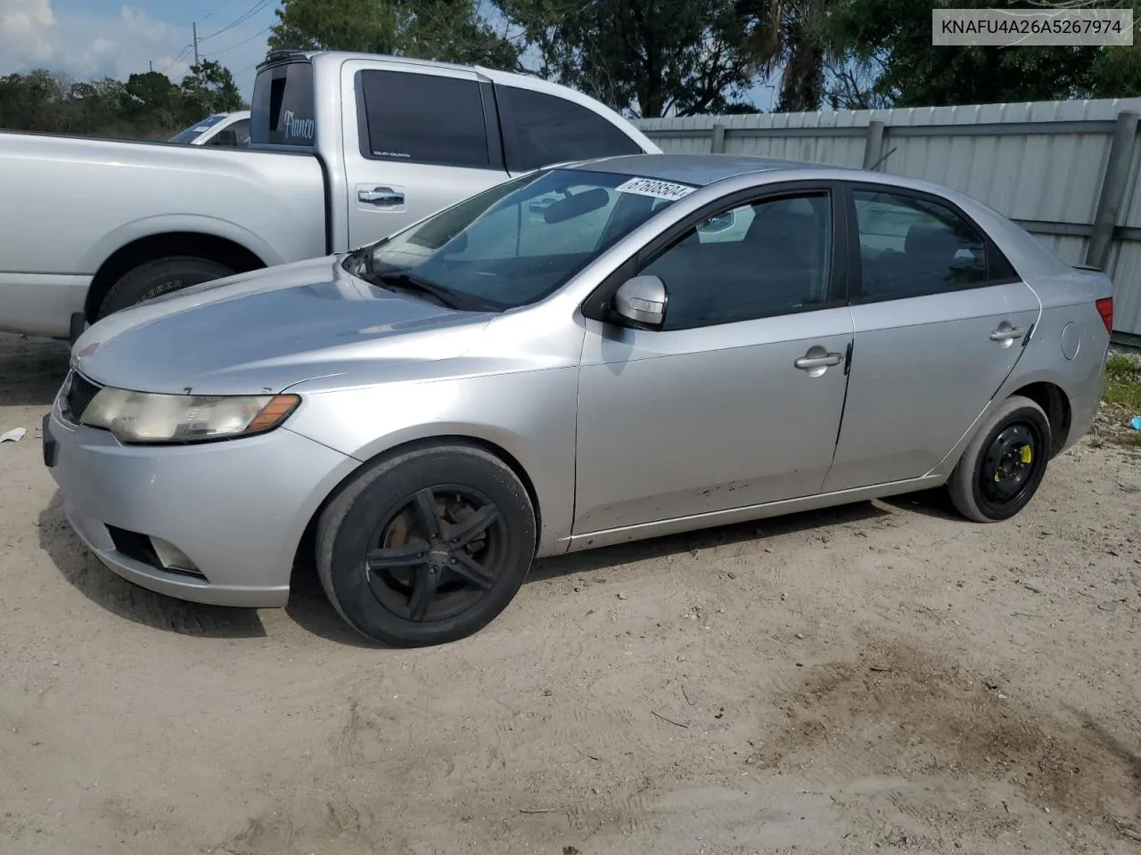 2010 Kia Forte Ex VIN: KNAFU4A26A5267974 Lot: 67608504