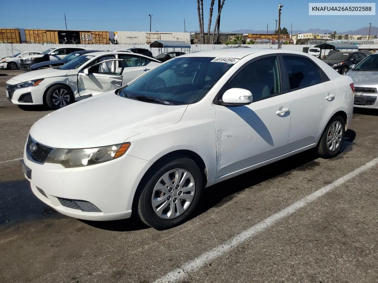 2010 Kia Forte Ex VIN: KNAFU4A26A5202588 Lot: 68184394