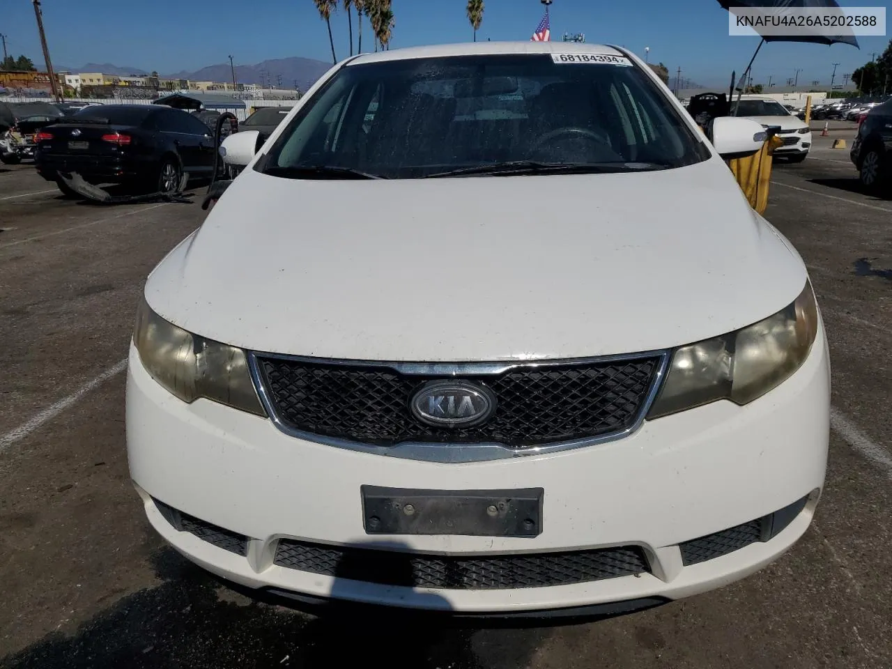 2010 Kia Forte Ex VIN: KNAFU4A26A5202588 Lot: 68184394