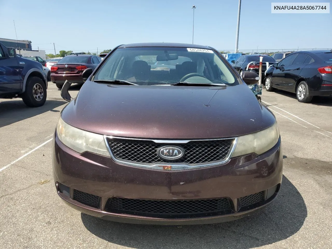 2010 Kia Forte Ex VIN: KNAFU4A28A5067744 Lot: 68548264