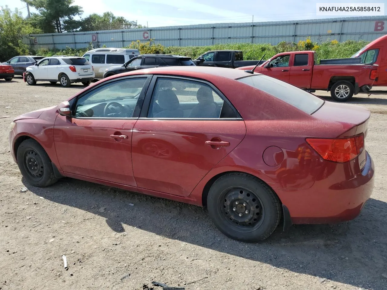 2010 Kia Forte Ex VIN: KNAFU4A25A5858412 Lot: 69055264