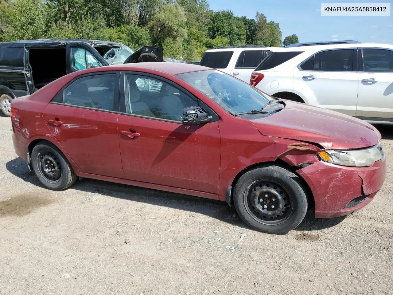 2010 Kia Forte Ex VIN: KNAFU4A25A5858412 Lot: 69055264