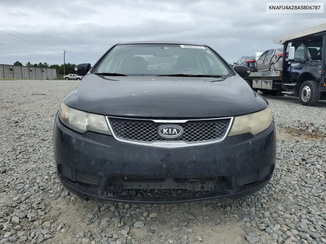 2010 Kia Forte Ex VIN: KNAFU4A28A5806787 Lot: 70603514