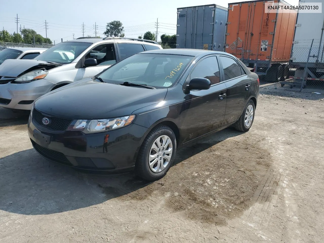 2010 Kia Forte Lx VIN: KNAFT4A26A5070130 Lot: 70916514