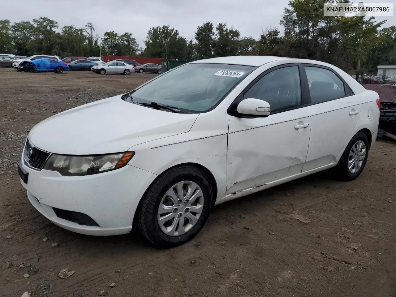 2010 Kia Forte Ex VIN: KNAFU4A2XA5067986 Lot: 71608064