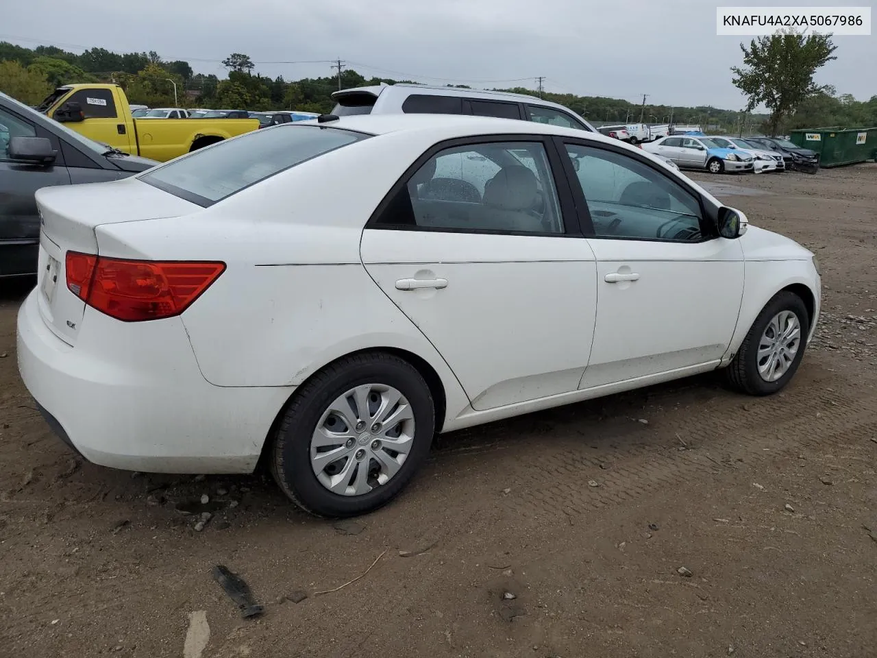 KNAFU4A2XA5067986 2010 Kia Forte Ex