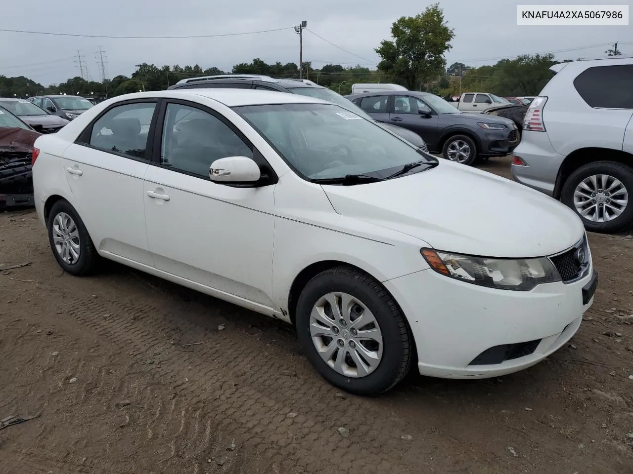 KNAFU4A2XA5067986 2010 Kia Forte Ex