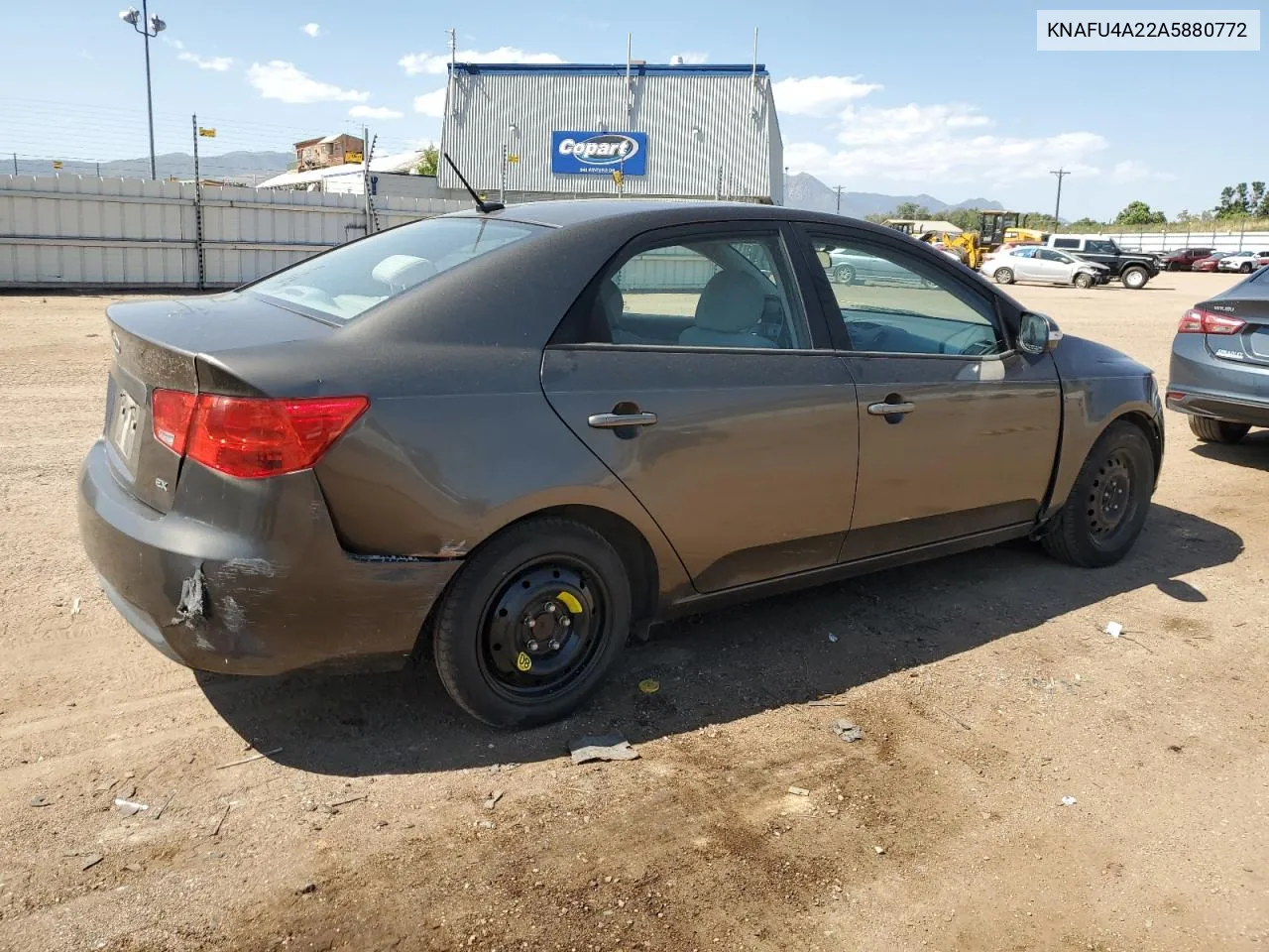 2010 Kia Forte Ex VIN: KNAFU4A22A5880772 Lot: 71679444