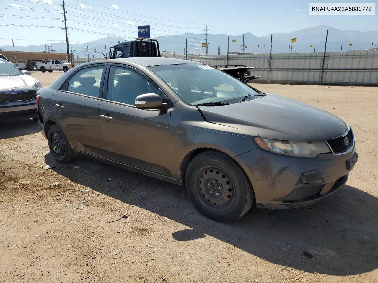 2010 Kia Forte Ex VIN: KNAFU4A22A5880772 Lot: 71679444