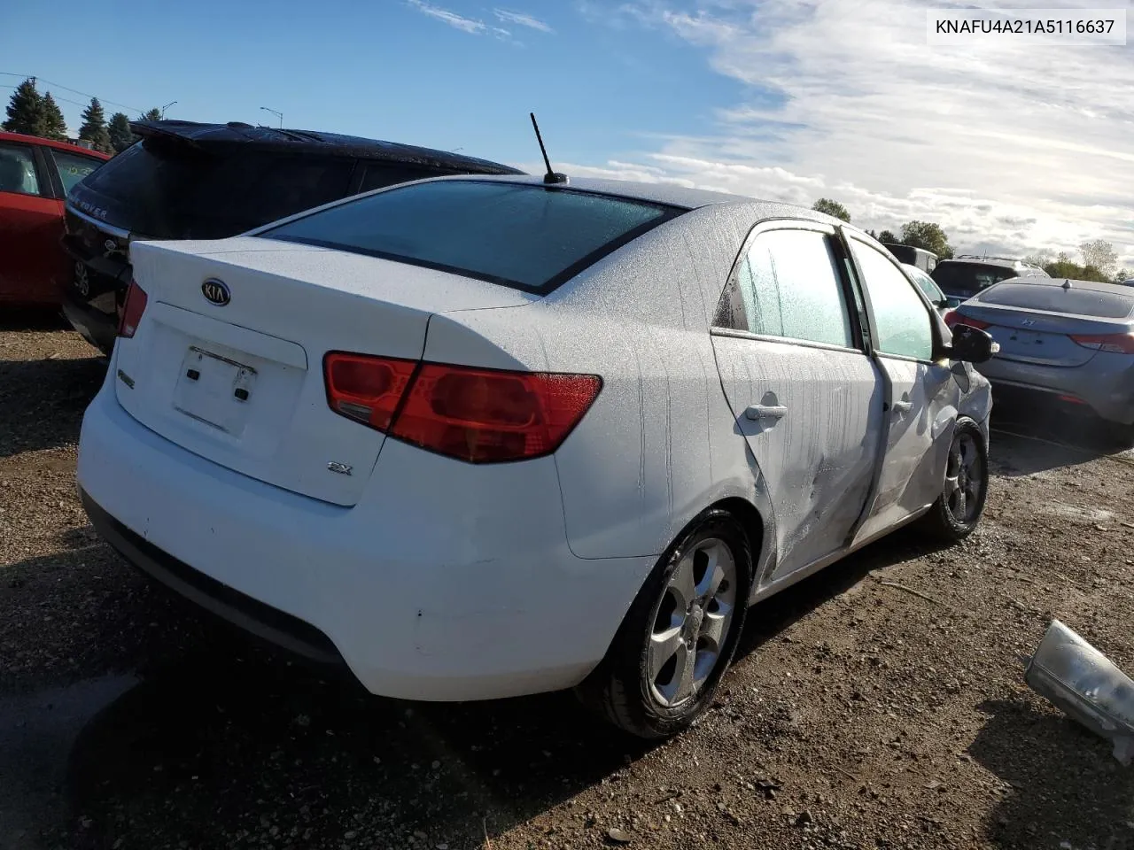 2010 Kia Forte Ex VIN: KNAFU4A21A5116637 Lot: 72285824