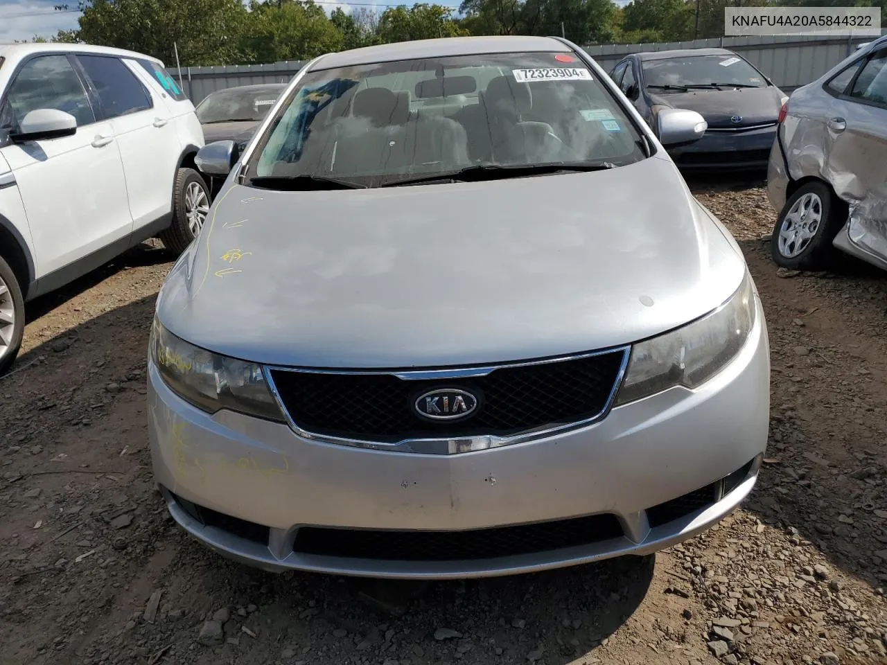 2010 Kia Forte Ex VIN: KNAFU4A20A5844322 Lot: 72323904