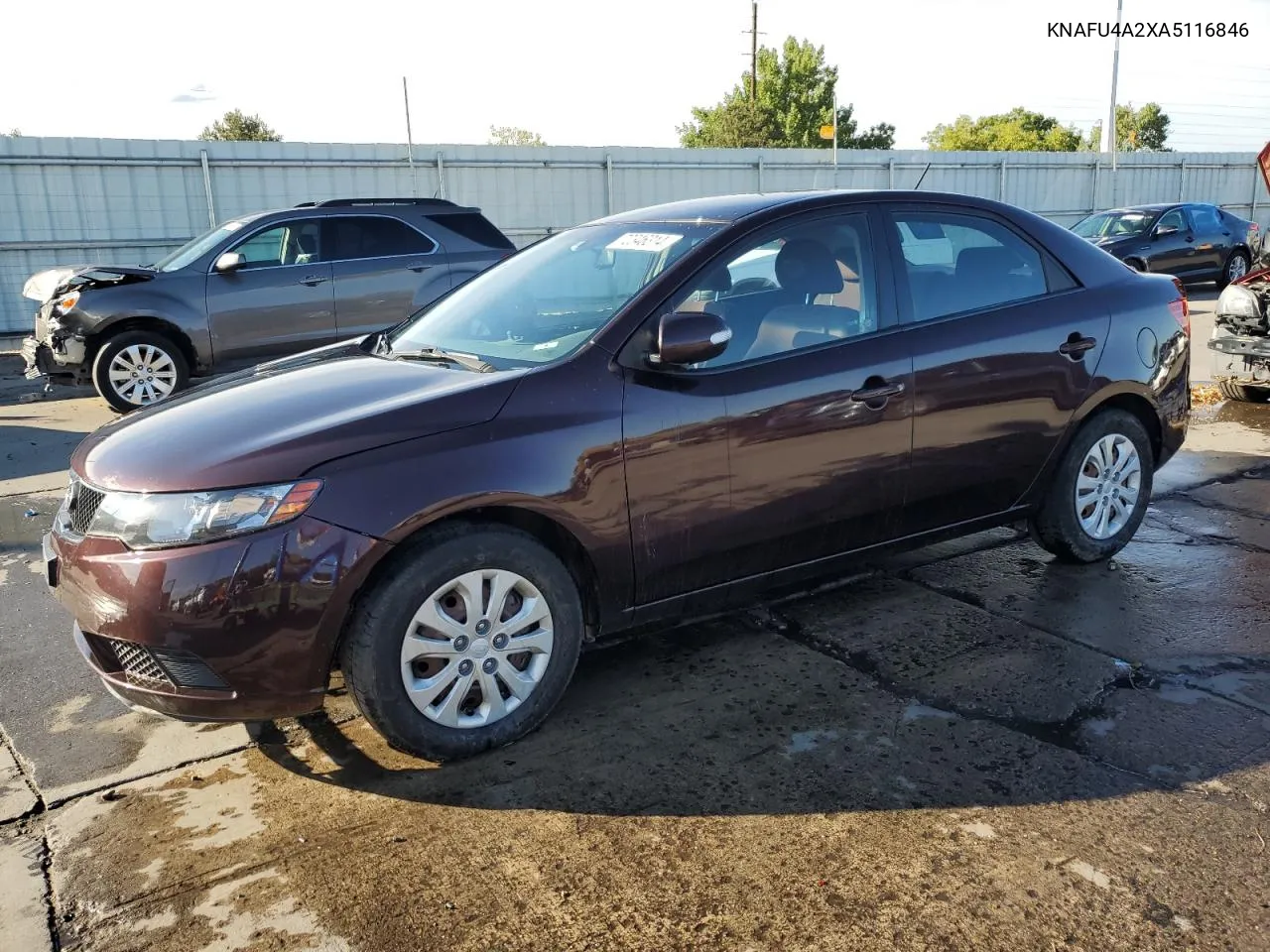 2010 Kia Forte Ex VIN: KNAFU4A2XA5116846 Lot: 72346314