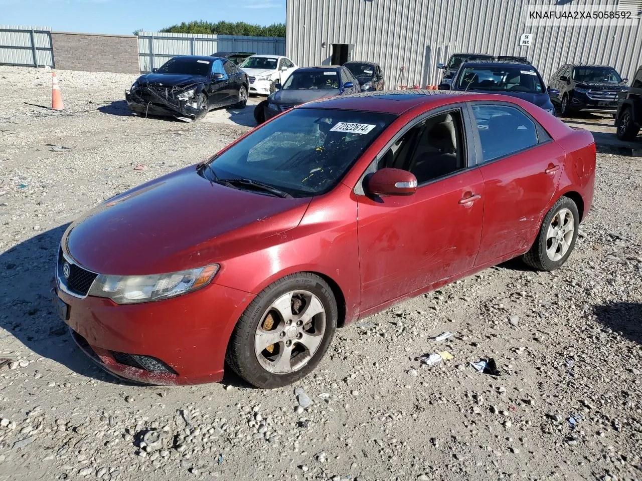 KNAFU4A2XA5058592 2010 Kia Forte Ex