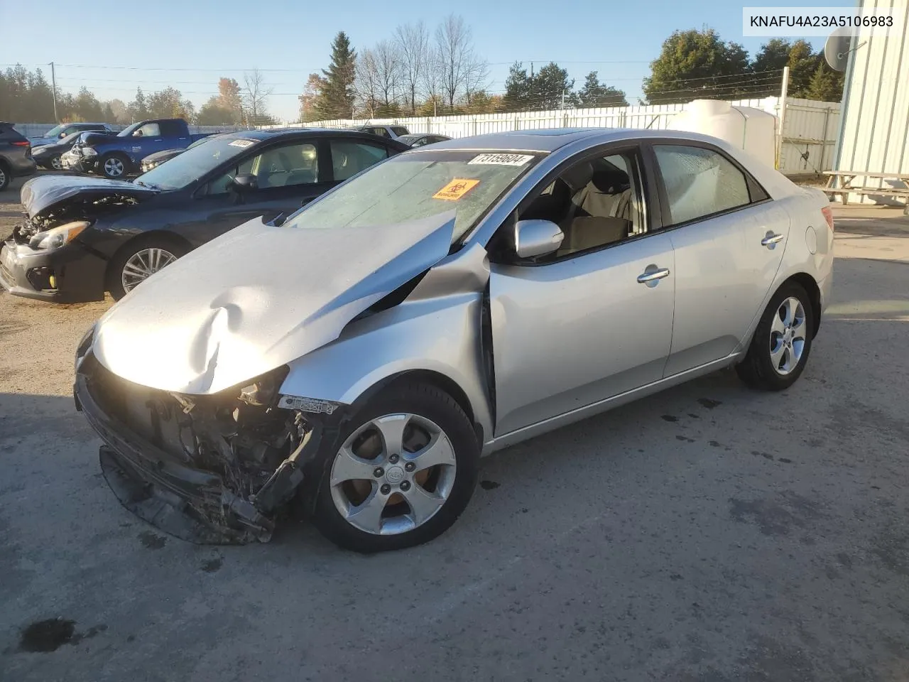 2010 Kia Forte Ex VIN: KNAFU4A23A5106983 Lot: 73159604